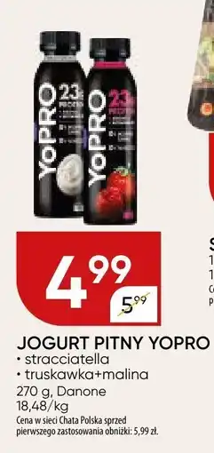 Chata Polska Jogurt pitny Yopro Danone oferta