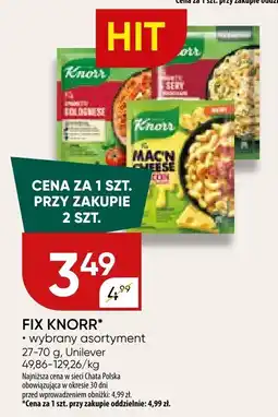 Chata Polska Fix Knorr wybrany asortyment Unilever oferta