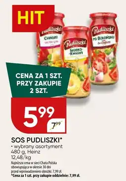 Chata Polska Sos Pudliszki wybrany asortyment Heinz oferta