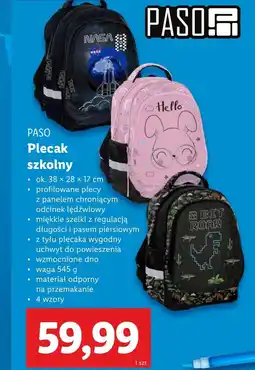 Lidl Plecak Paso oferta