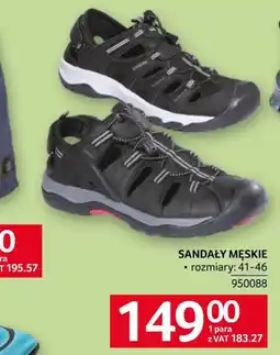 Selgros Sandały męskie oferta