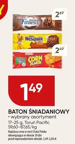 Chata Polska Baton śniadaniowy wybrany asortyment Torun Pacific oferta