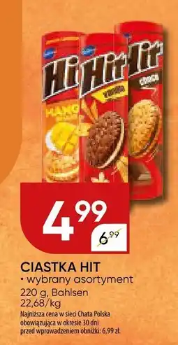 Chata Polska Ciastka Hit wybrany asortyment Bahlsen oferta
