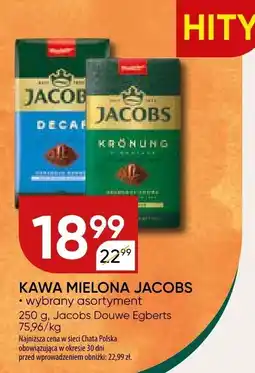 Chata Polska Kawa mielona Jacobs wybrany asortyment Jacobs Douwe Egberts oferta