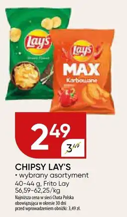 Chata Polska Chipsy Lay's wybrany asortyment Frito Lay oferta