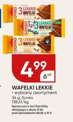 Chata Polska Wafelki lekkie wybrany asortyment Sonko oferta