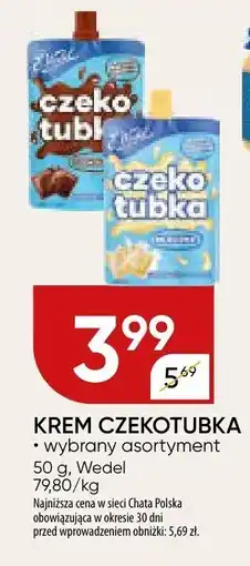 Chata Polska Krem Czekotubka wybrany asortyment Wedel oferta