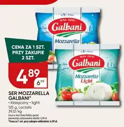 Chata Polska Ser mozzarella Galbani klasyczny/light oferta