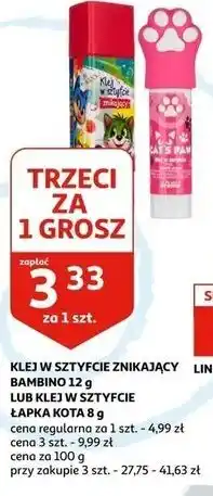 Auchan Klej łapka kota oferta