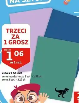 Auchan Zeszyt a5/32 kartki oferta