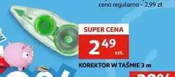 Auchan Korektor w taśmie oferta