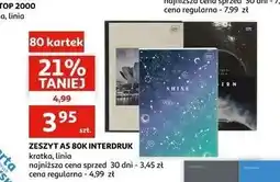 Auchan Zeszyt a5 60 kartek kratka Interdruk oferta