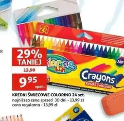 Auchan Kredki świecowe Colorino Kids oferta