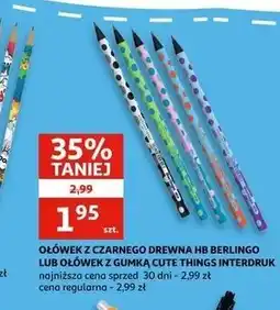 Auchan Ołówek z czarnego drewna Berlingo oferta
