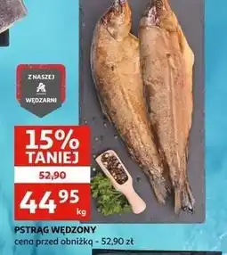 Auchan Pstrąg wędzony oferta