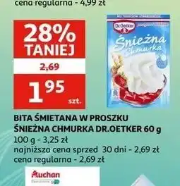 Auchan Śnieżna chmurka Dr. Oetker oferta