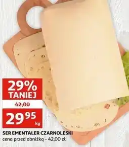 Auchan Ser ementaler czarnoleski Mlekpol oferta