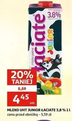 Auchan Mleko junior 3.8% Łaciate oferta