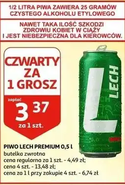 Auchan Piwo Lech Premium oferta