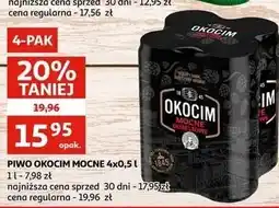 Auchan Piwo Okocim Mocne Dubeltowe oferta