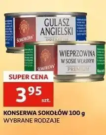 Auchan Wieprzowina w sosie własnym premium Sokołów oferta