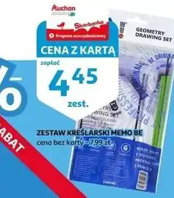 Auchan Zestaw kreślarski Memobe oferta