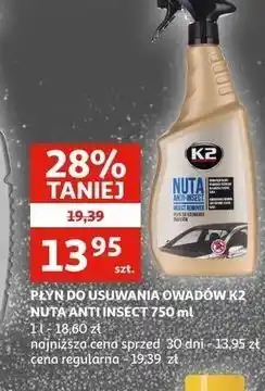 Auchan Płyn do mycia szyb K2 Nuta oferta