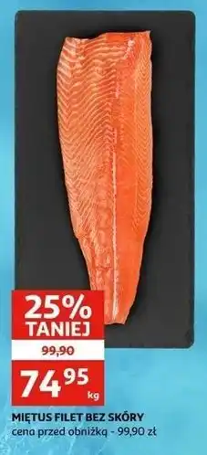 Auchan Filet z miętusa bez skóry oferta