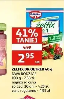 Auchan Żelfix 2:1 Dr. Oetker oferta