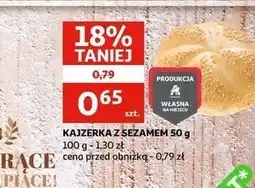 Auchan Kajzerka z sezamem oferta