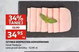 Auchan Szynka wieprzowa konserwowa oferta