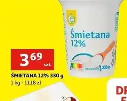 Auchan Śmietana 12% Podniesiony Kciuk oferta