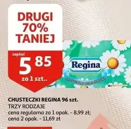 Auchan Chusteczki higieniczne rumiankowe Regina oferta