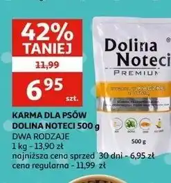 Auchan Karma mokra dla psa kaczka i dynia Dolina Noteci Piper oferta