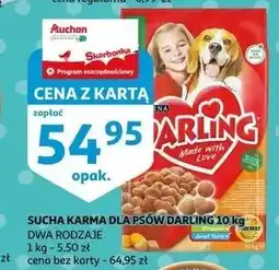 Auchan Karma dla psa drób-warzywa Purina Darling oferta