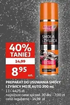 Auchan Preparat do usuwania smoły i żywicy Moje Auto oferta