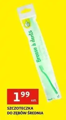 Auchan Szczoteczka do zębów średnia Podniesiony Kciuk oferta