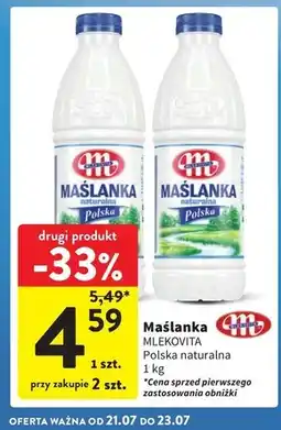 Intermarche Maślanka Mlekovita oferta