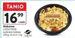 Intermarche Makaron Lucky Food, wybrane rodzaje oferta