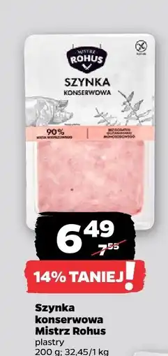 Netto Szynka konserwowa Mistrz Rohus oferta