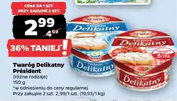 Netto Twaróg delikatny President różne rodzaje oferta
