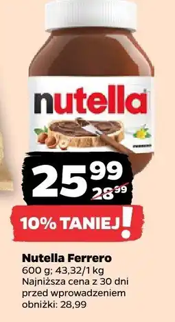 Netto Nutella Ferrero oferta