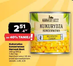 Netto Kukurydza konserwowa Harvest Best oferta