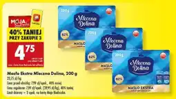 Biedronka Masło ekstra 200 g Mleczna Dolina oferta