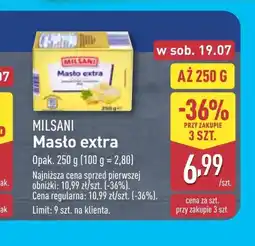 ALDI Masło Milsani oferta
