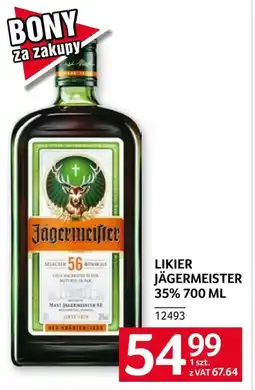 Selgros Likier Jägermeister oferta