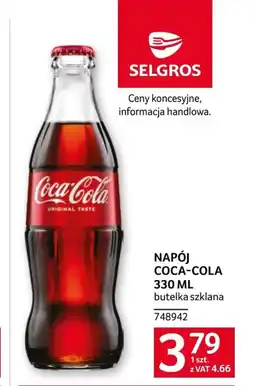 Selgros Napój gazowany Coca-Cola oferta