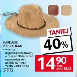 Selgros Kapelusz One oferta