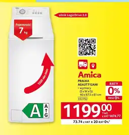 Selgros Pralka Amica oferta