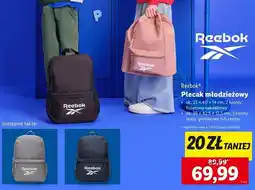 Lidl Plecak młodzieżowy Reebok oferta